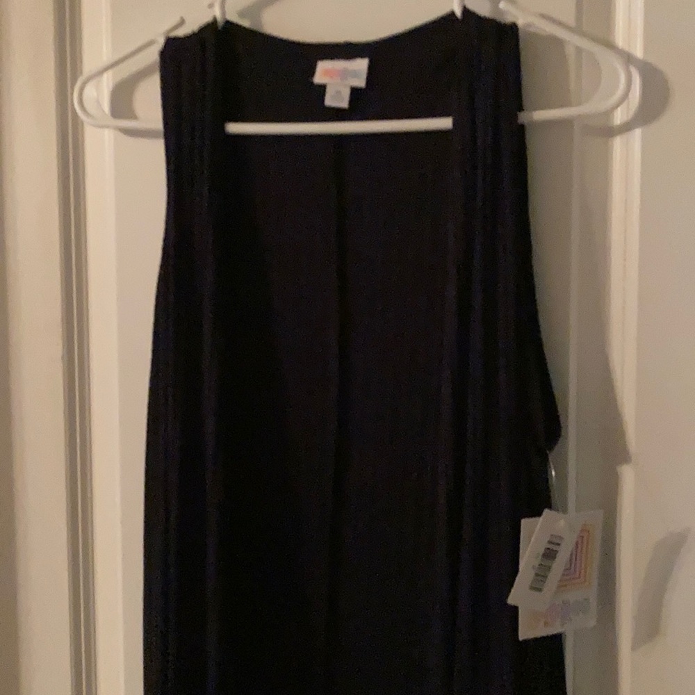 Lularoe Joy duster style vest Navy